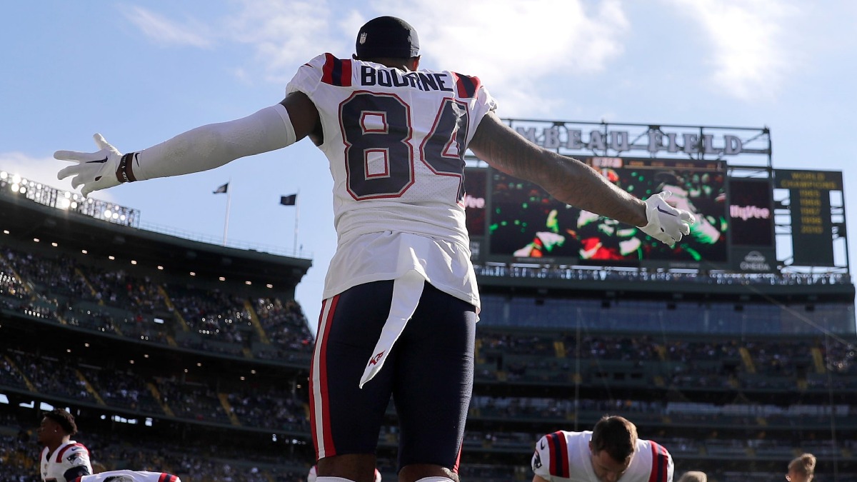 New England Patriots wide receiver Kendrick Bourne