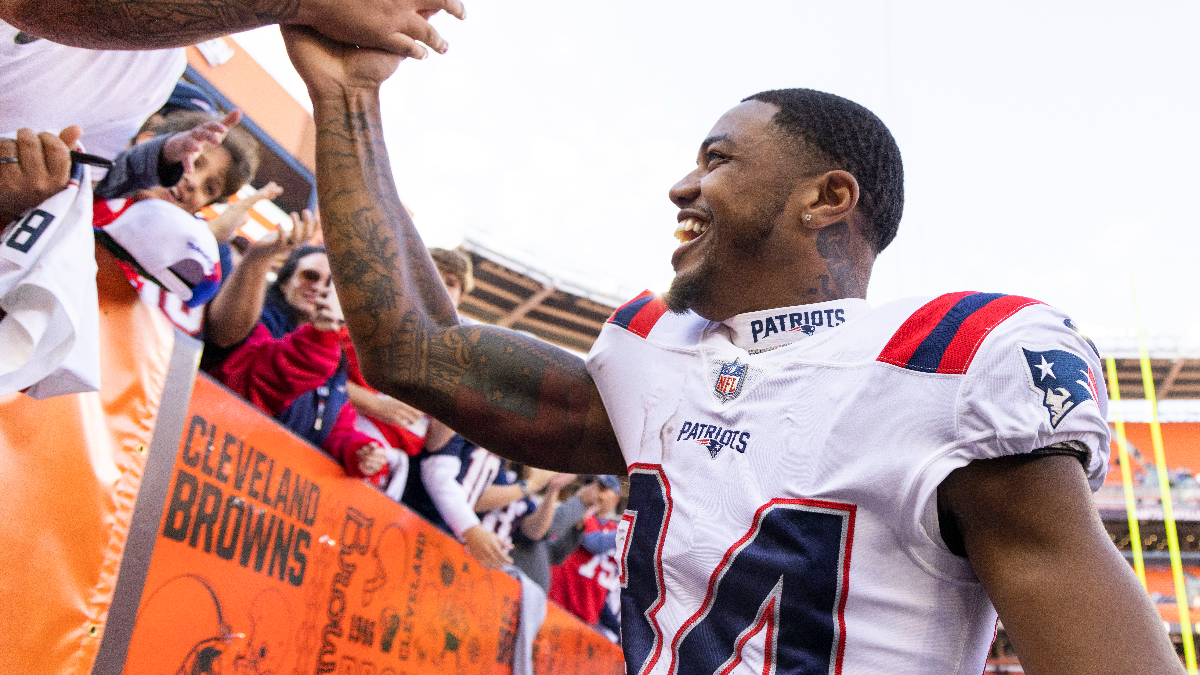 New England Patriots wide receiver Kendrick Bourne
