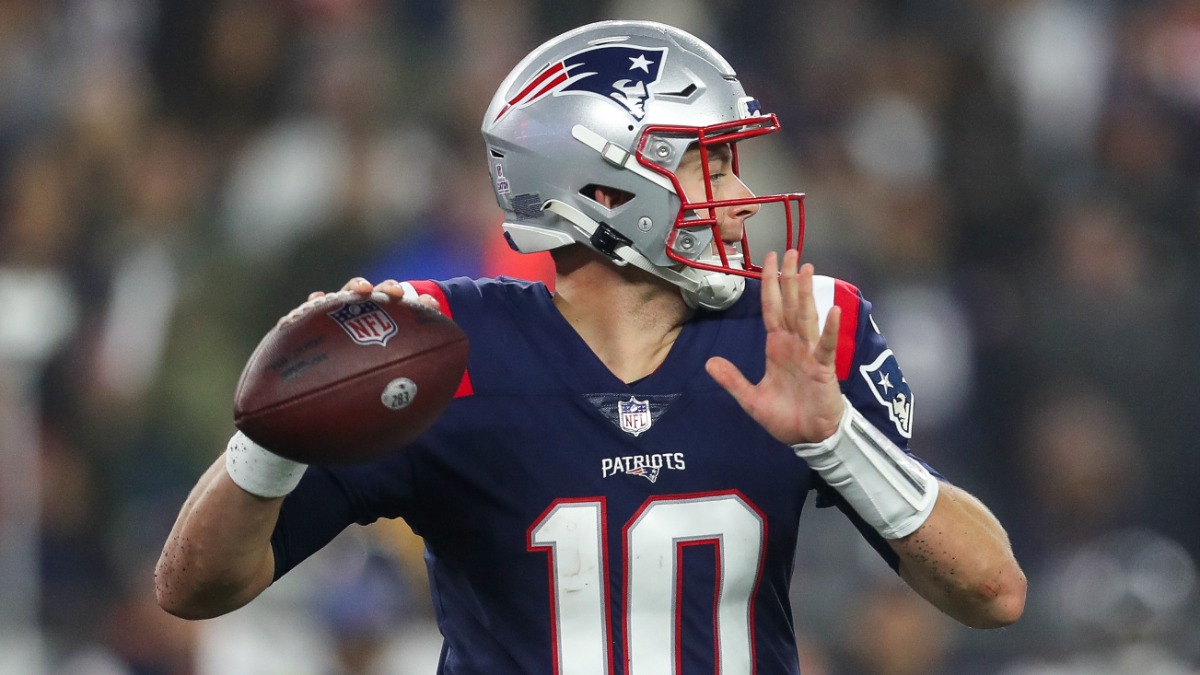 New England Patriots quarterback Mac Jones