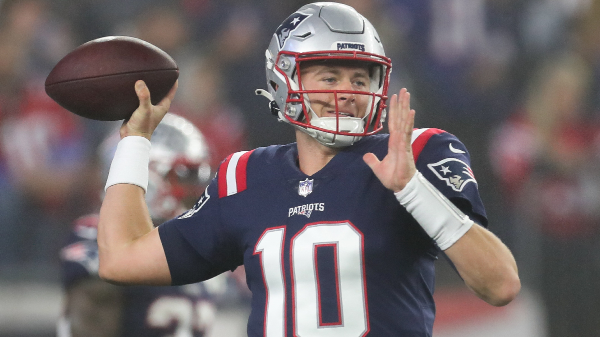 New England Patriots quarterback Mac Jones