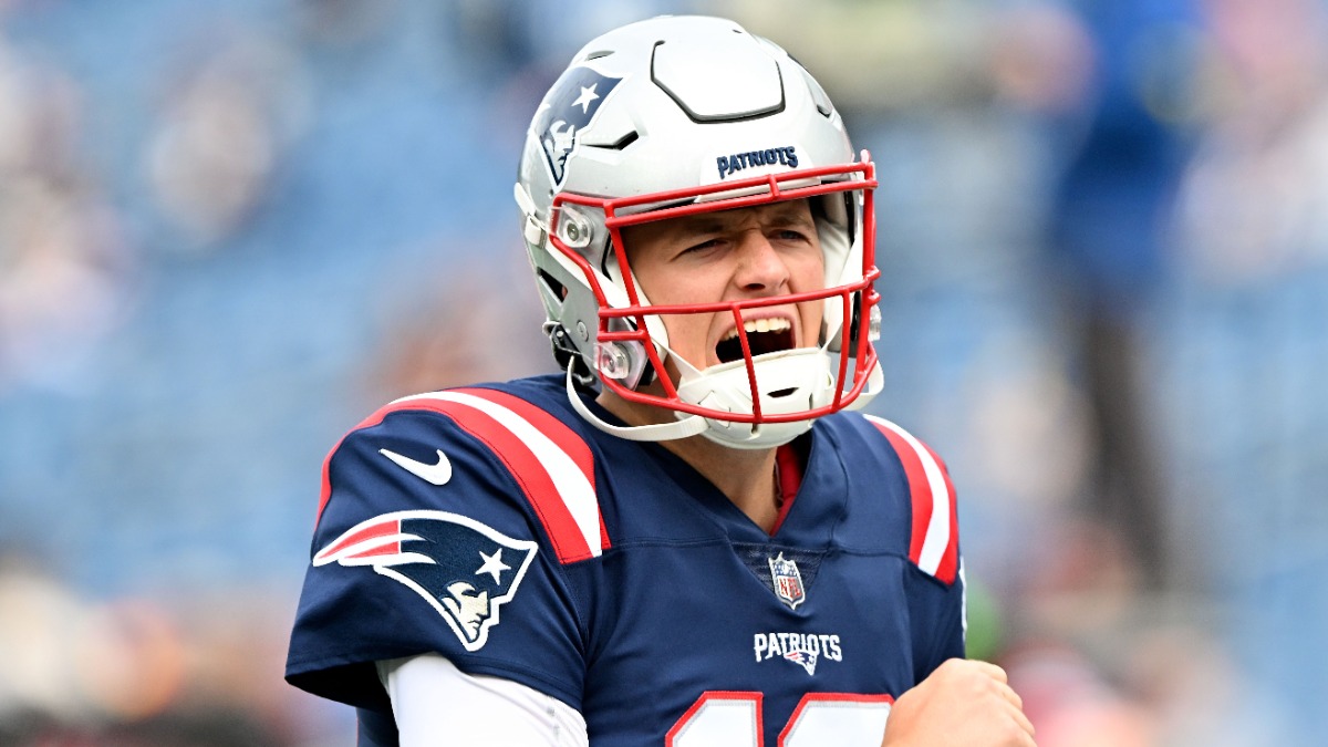 New England Patriots quarterback Mac Jones