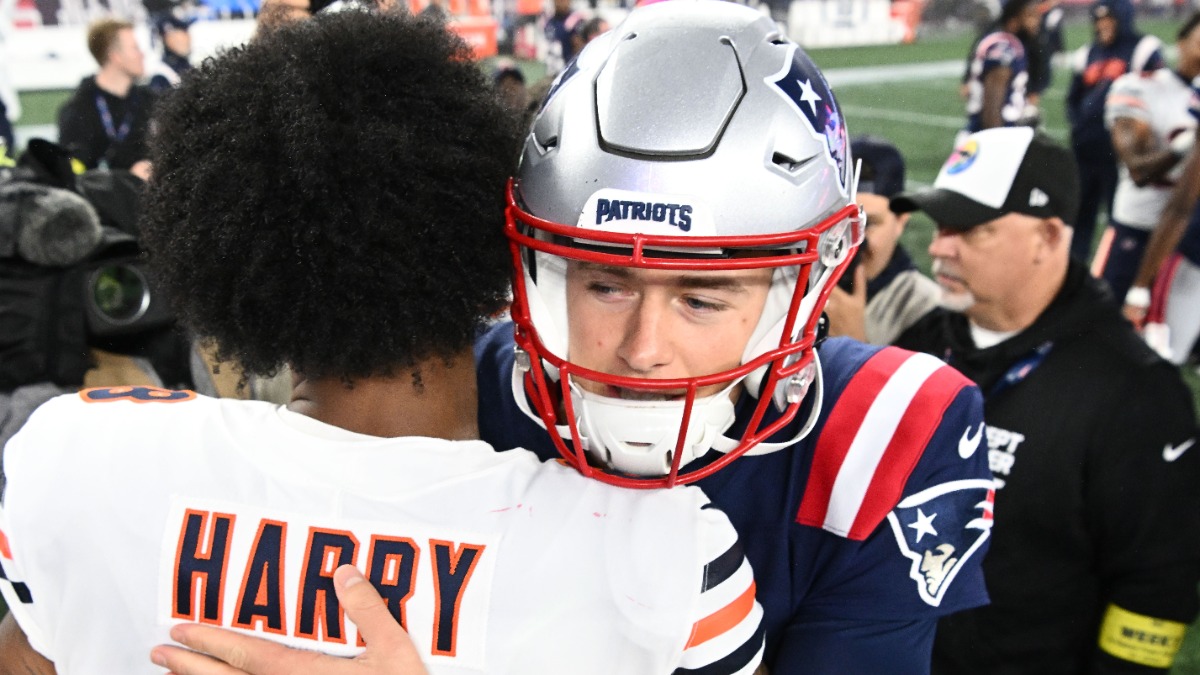 New England Patriots quarterback Mac Jones