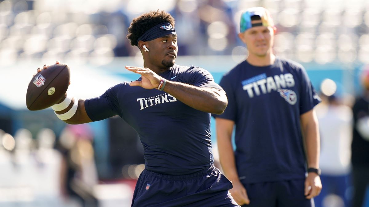 Tennessee Titans quarterback Malik Willis