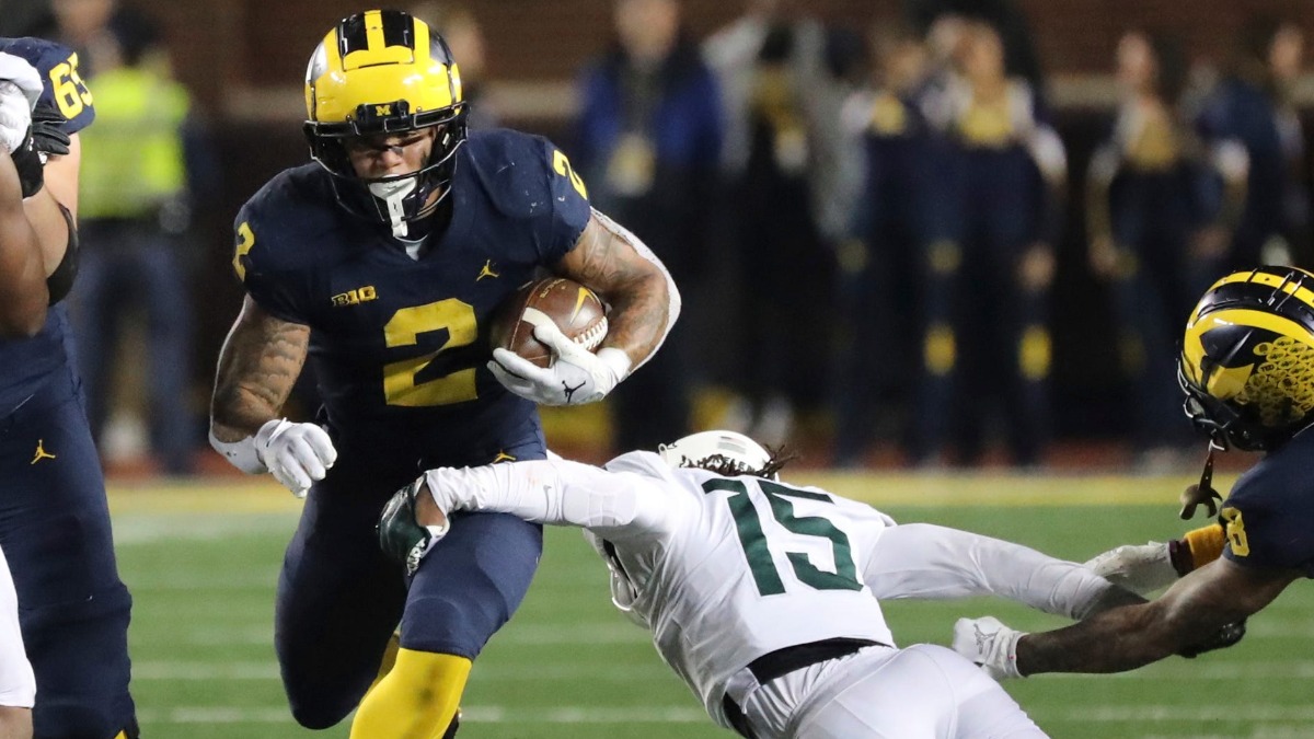 Michigan running back Blake Corum