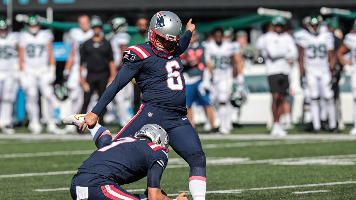 New England Patriots kicker Nick Folk