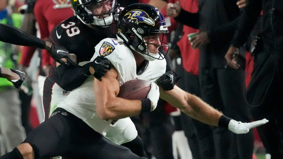 Baltimore Ravens wide receiver Raleigh Webb