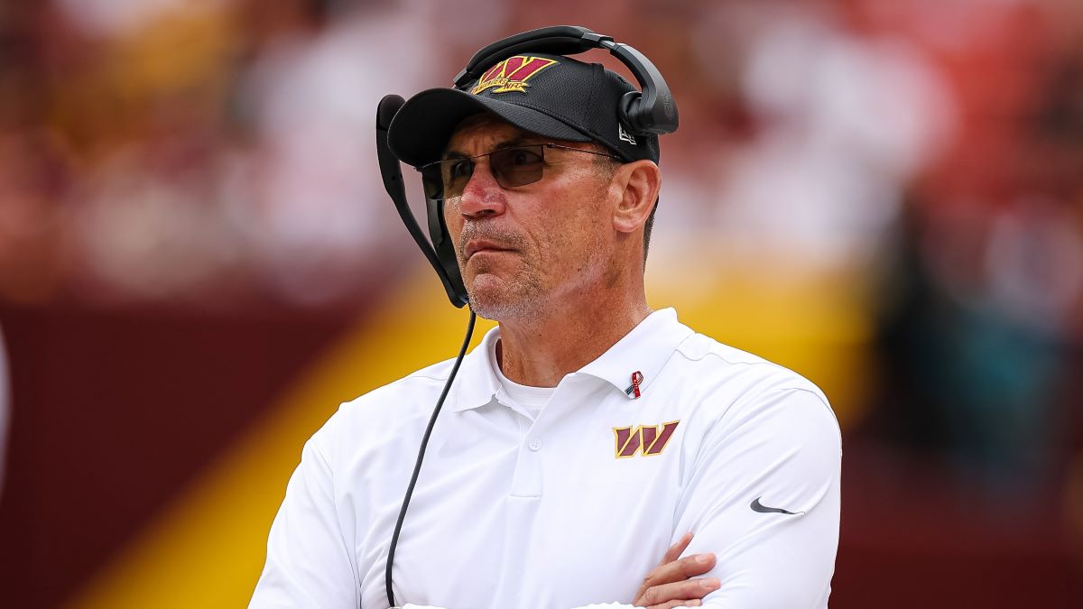 Washington Commanders head coach Ron Rivera