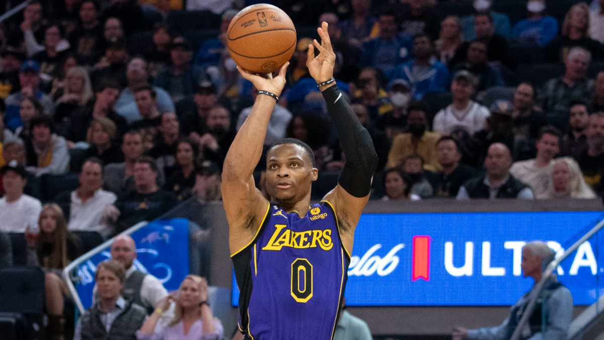 Los Angeles Lakers guard Russell Westbrook