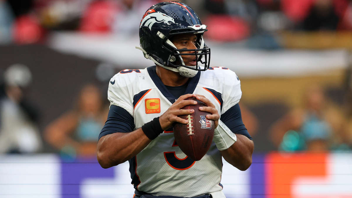 Denver Broncos quarterback Russell Wilson