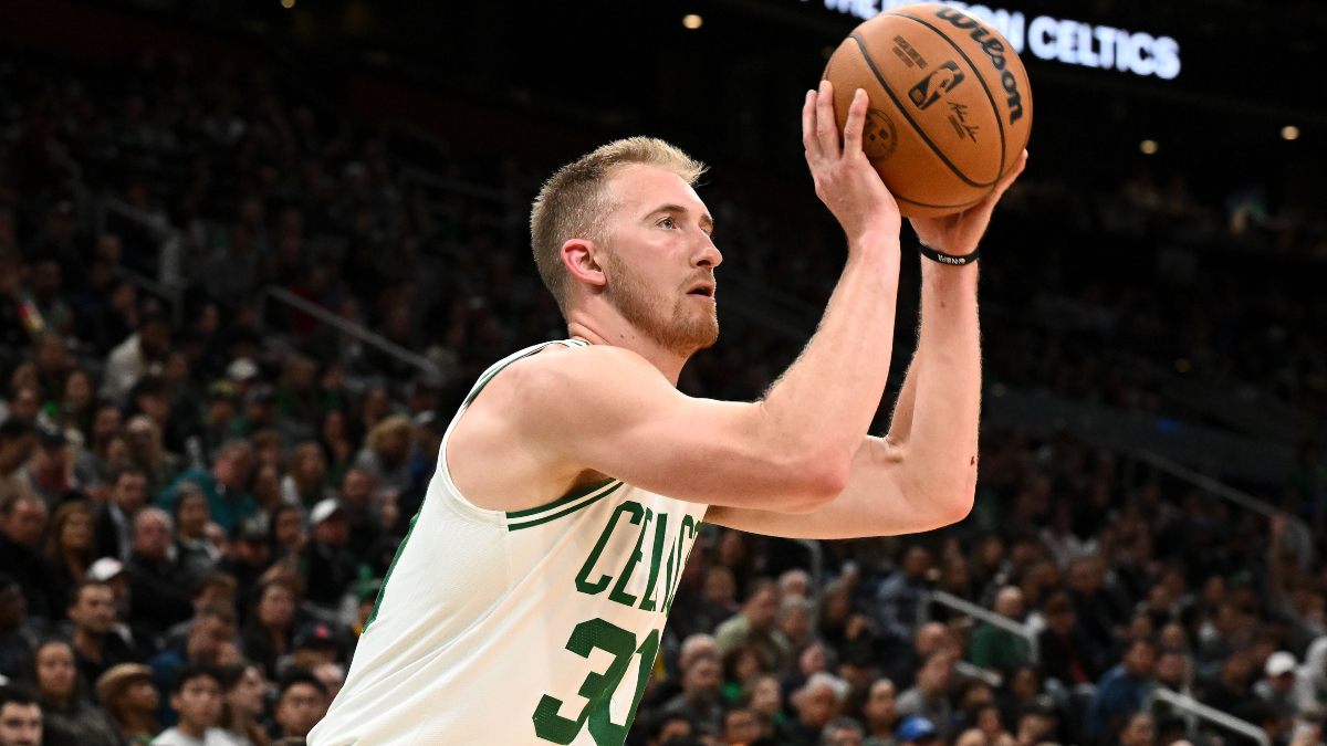 Boston Celtics forward Sam Hauser