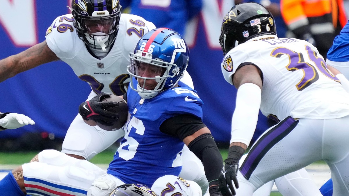 New York Giants running back Saquon Barkley