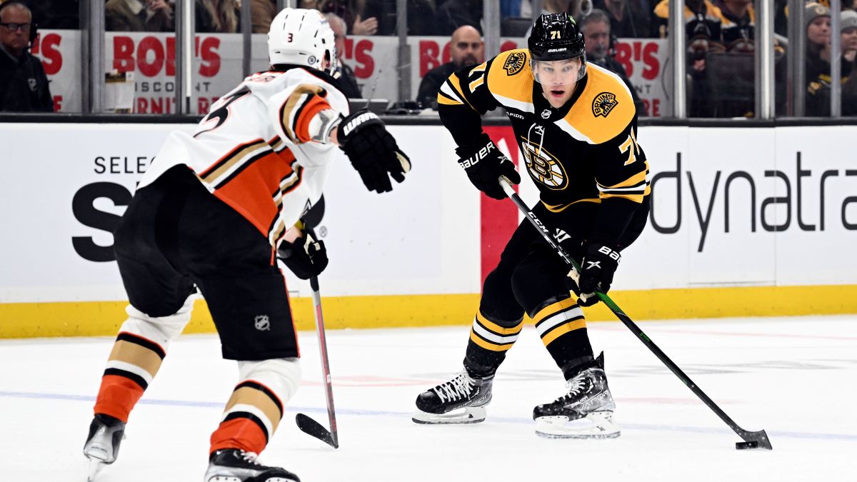 Boston Bruins forward Taylor Hall