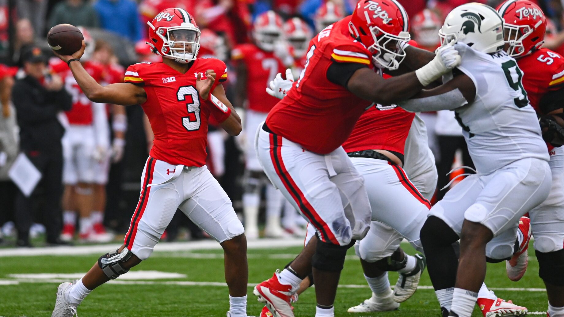 NCAA Football: Michigan State at Maryland