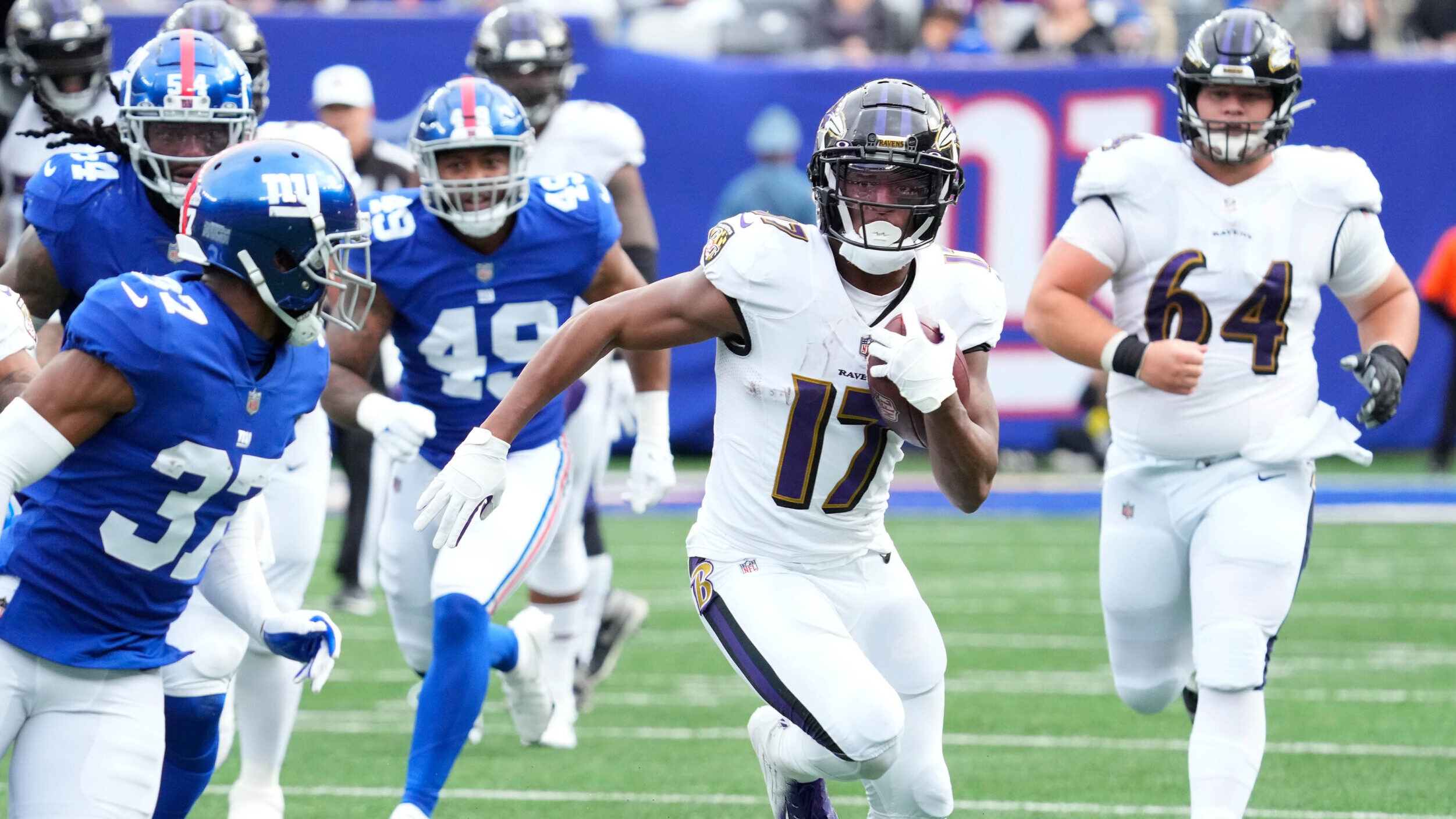 NFL: Baltimore Ravens at New York Giants