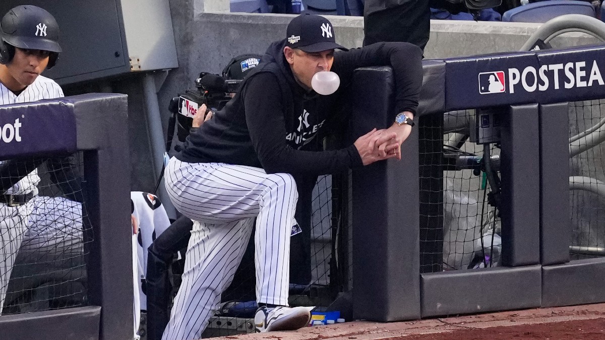 New York Yankees manager Aaron Boone