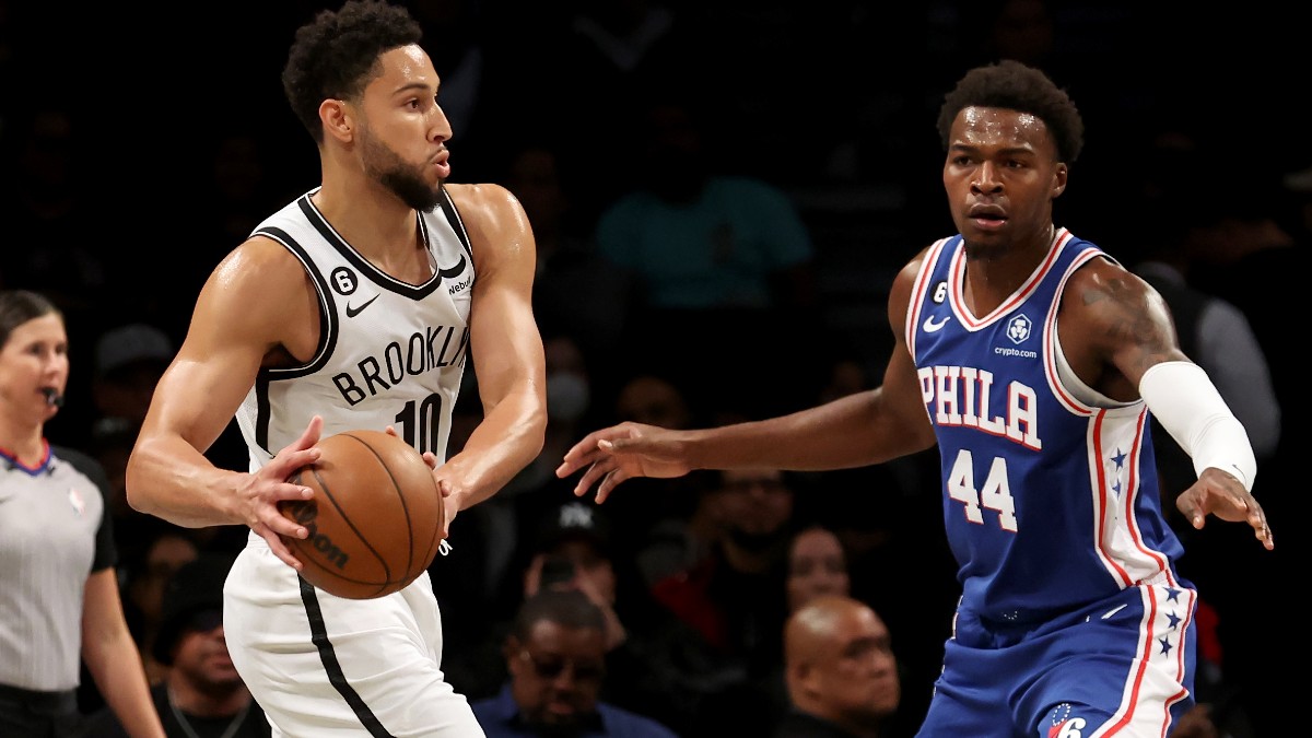 Brooklyn Nets forward Ben Simmons, Philadelphia 76ers forward Paul Reed