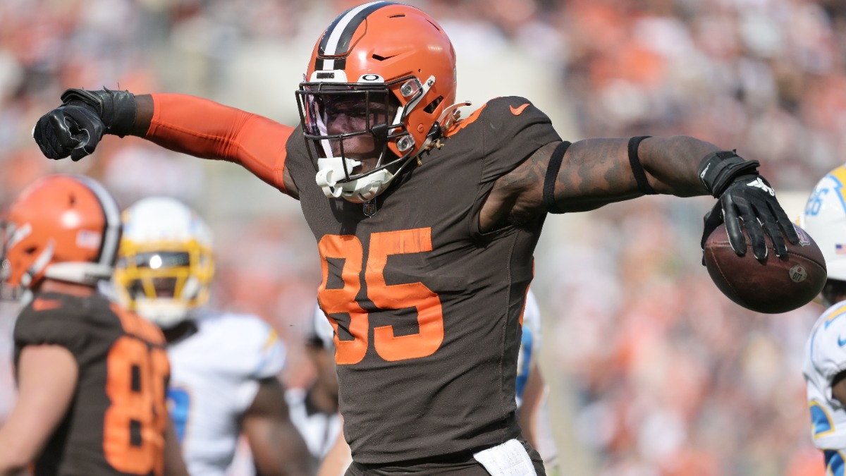 Cleveland Browns tight end David Njoku