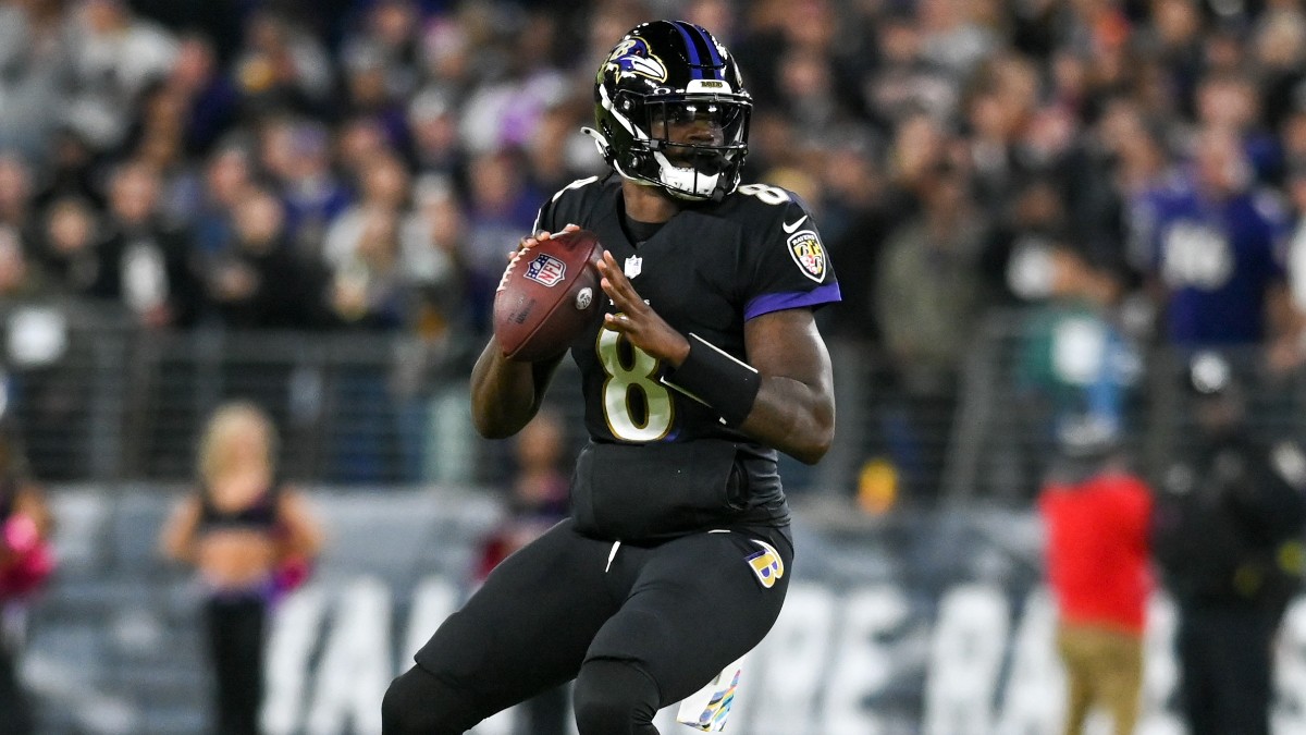 Baltimore Ravens quarterback Lamar Jackson
