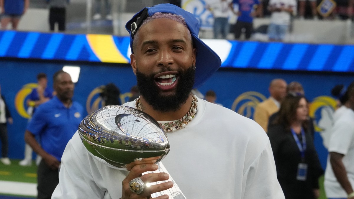 free agent NFL wide receiver Odell Beckham Jr.
