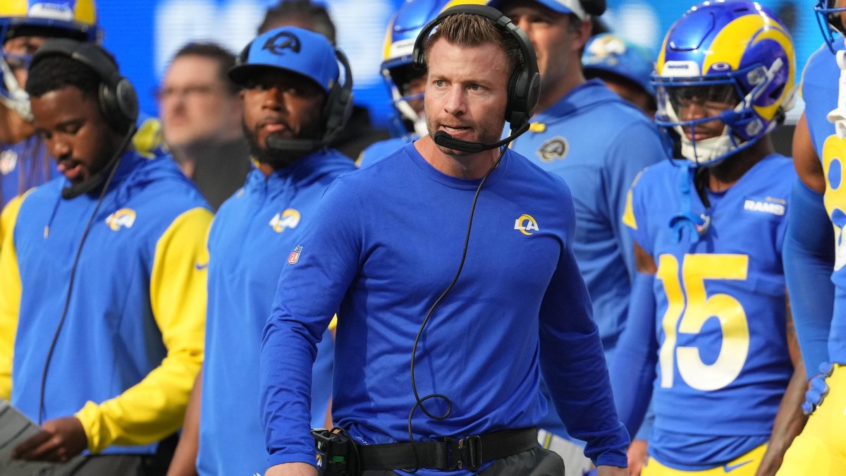 Los Angeles Rams head coach Sean McVay