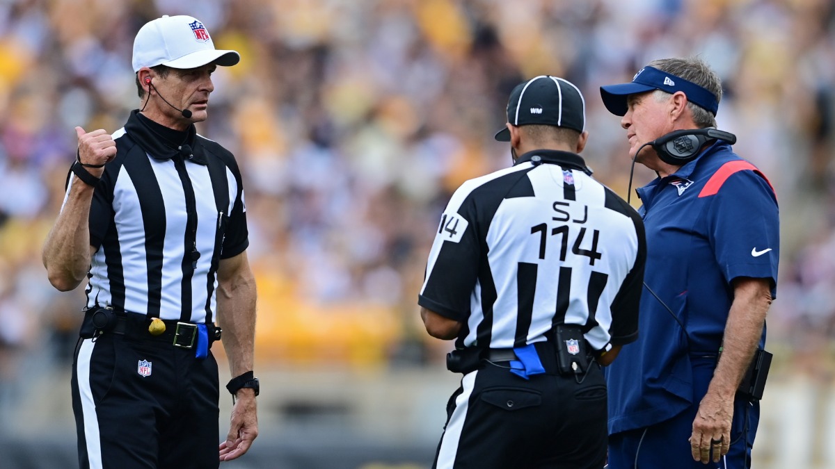 New England Patriots head coach Bill Belichick