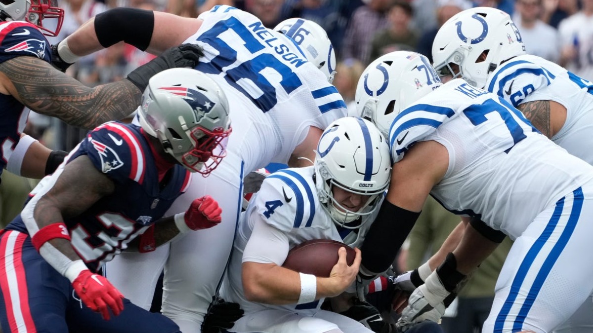 Indianapolis Colts quarterback Sam Ehlinger