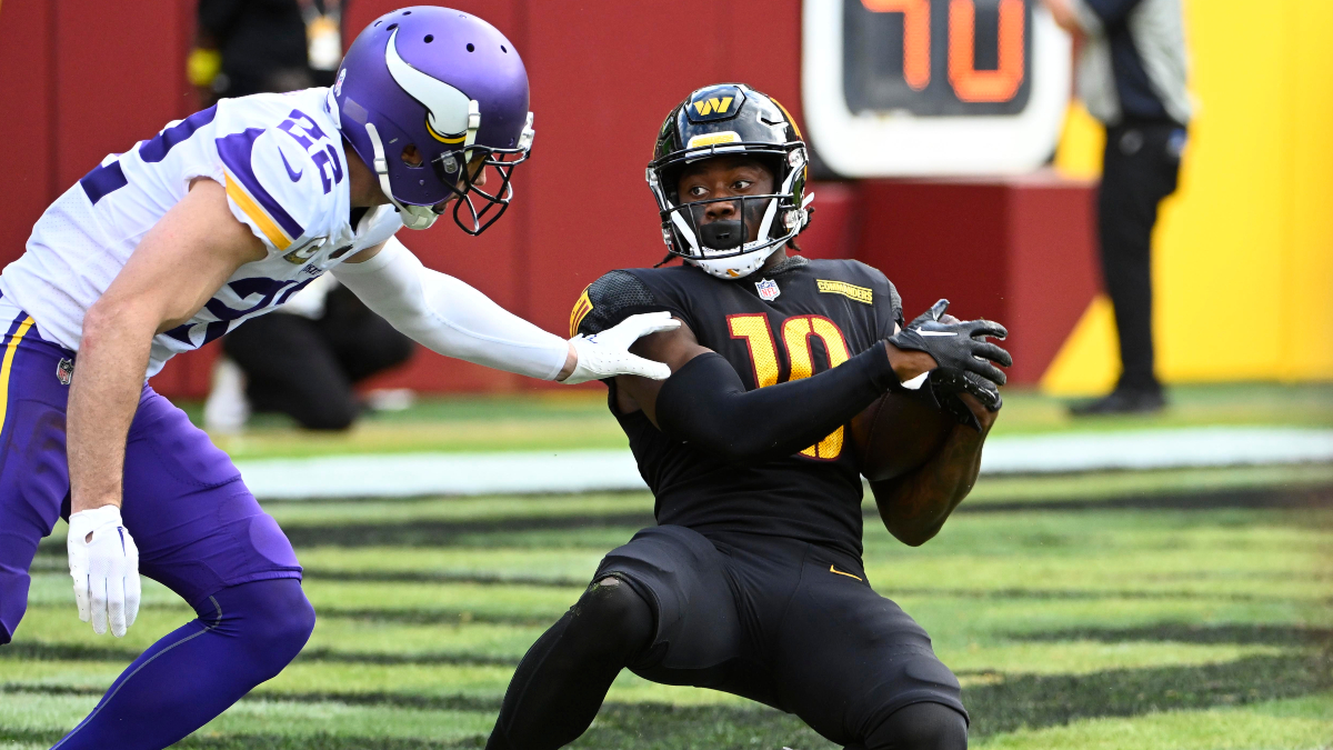 Washington Commanders wide receiver Curtis Samuel