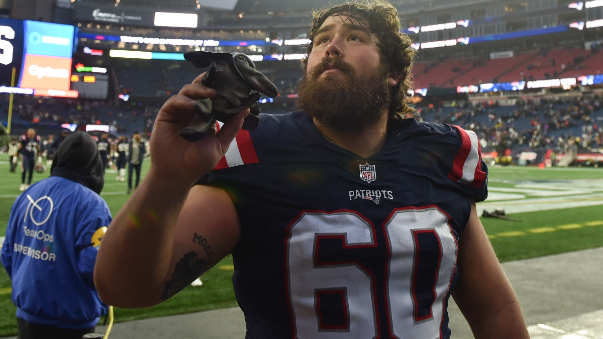 New England Patriots center David Andrews