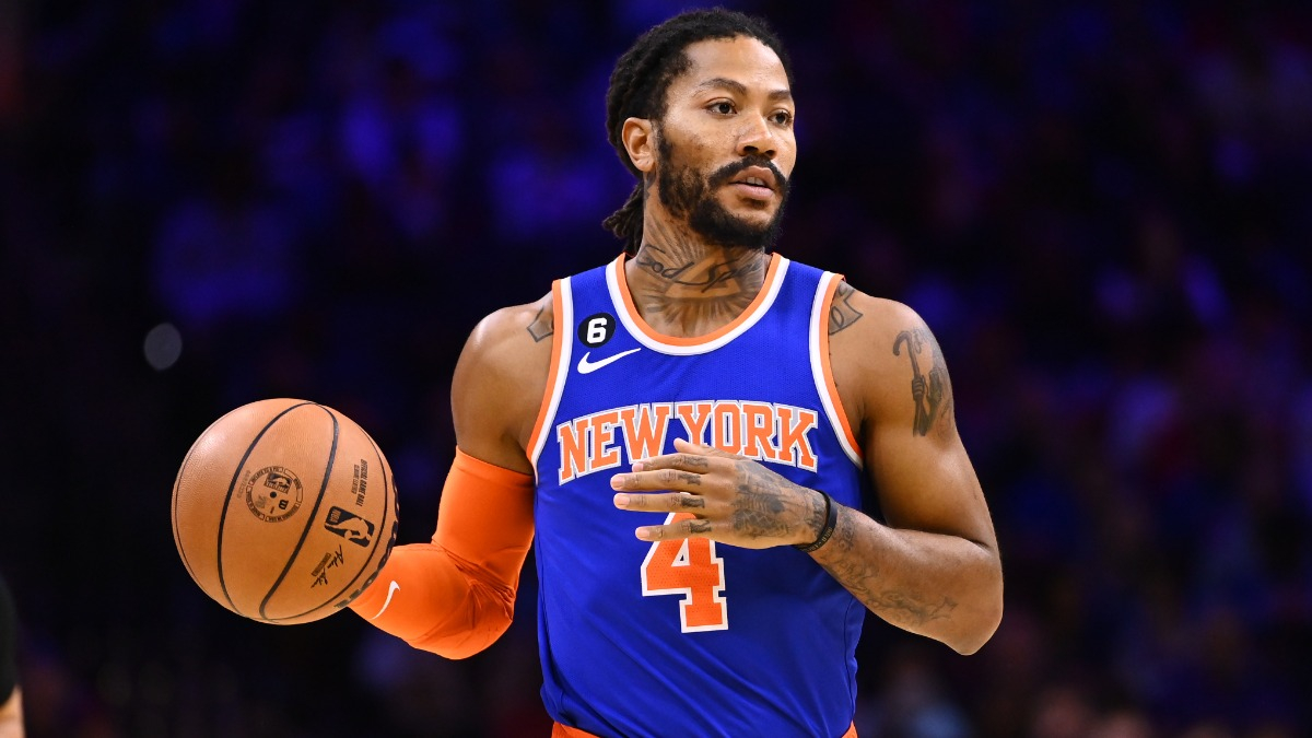 New York Knicks guard Derrick Rose