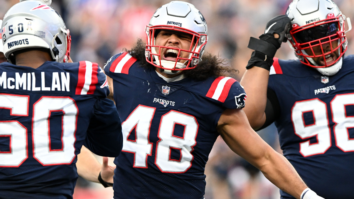 New England Patriots linebacker Jahlani Tavai