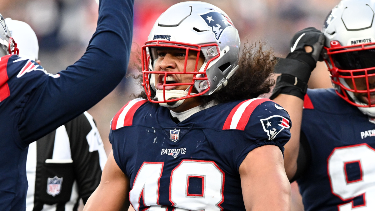 New England Patriots linebacker Jahlani Tavai