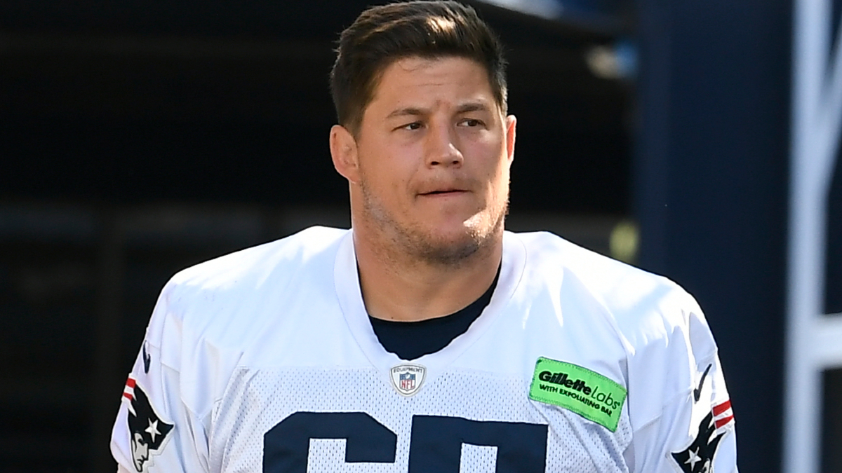 New England Patriots offensive lineman James Ferentz