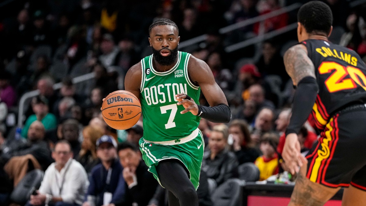Boston Celtics guard Jaylen Brown