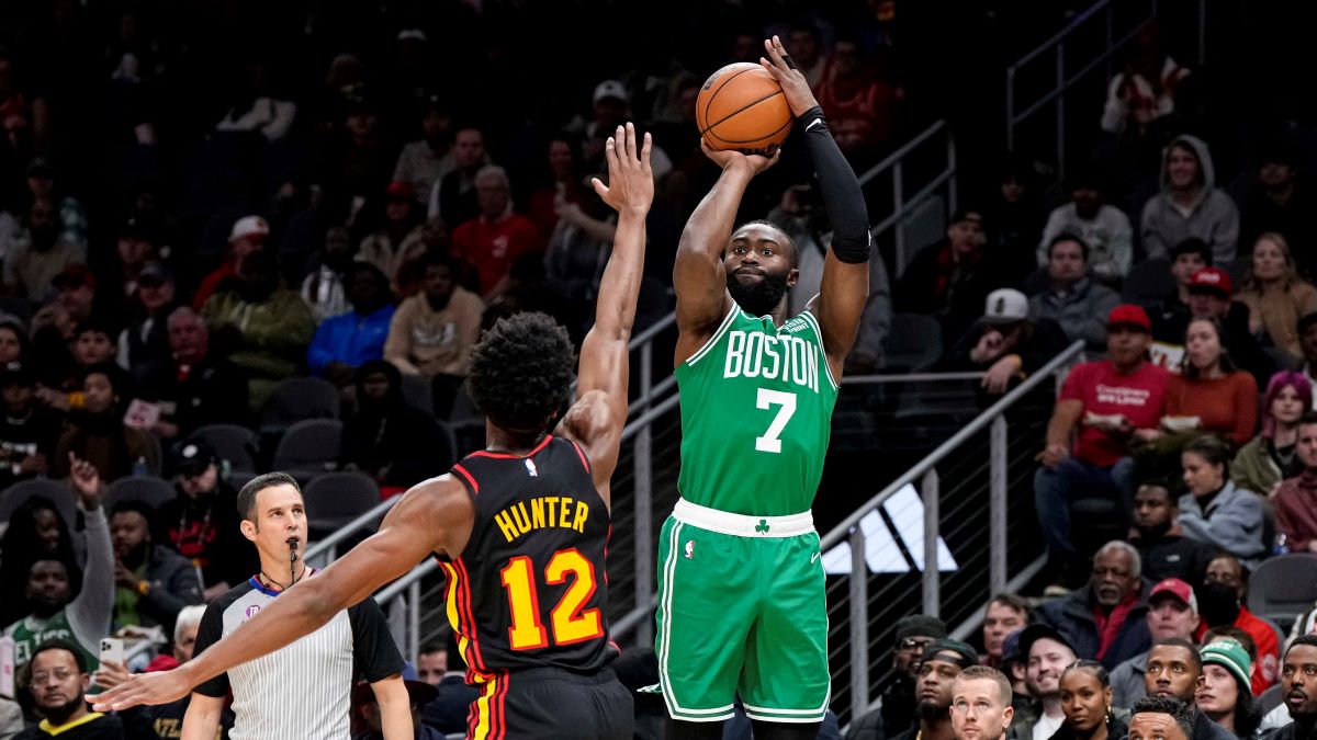 Boston Celtics forward Jaylen Brown