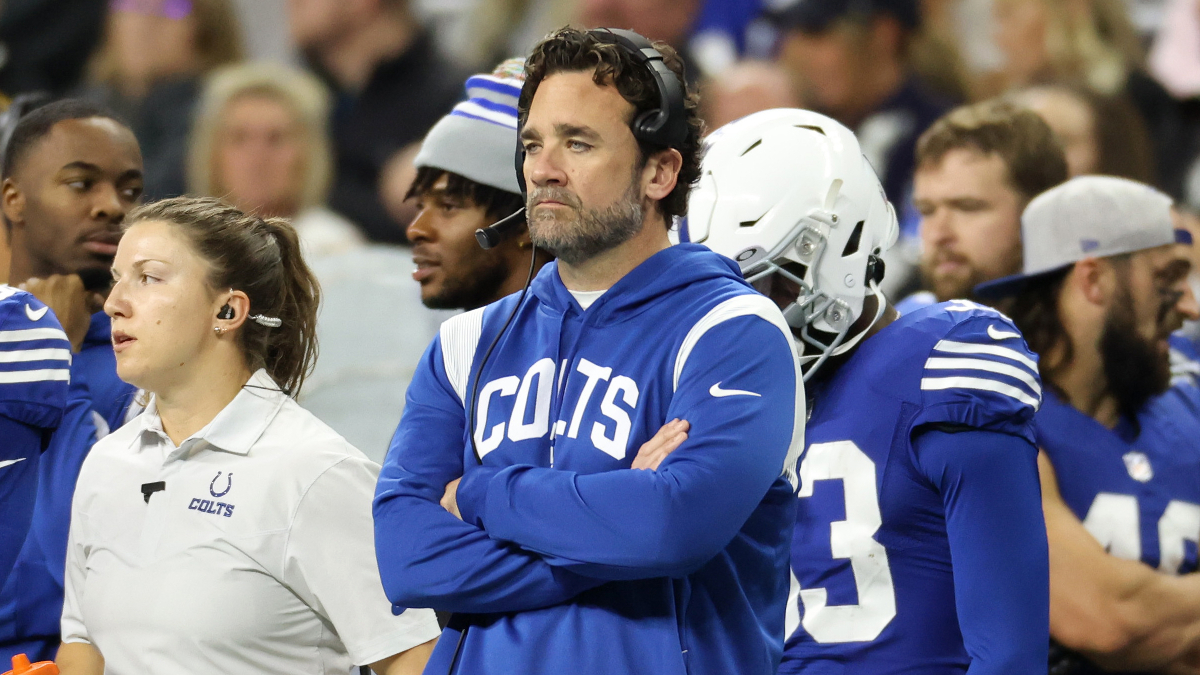 Indianapolis Colts head coach Jeff Saturday