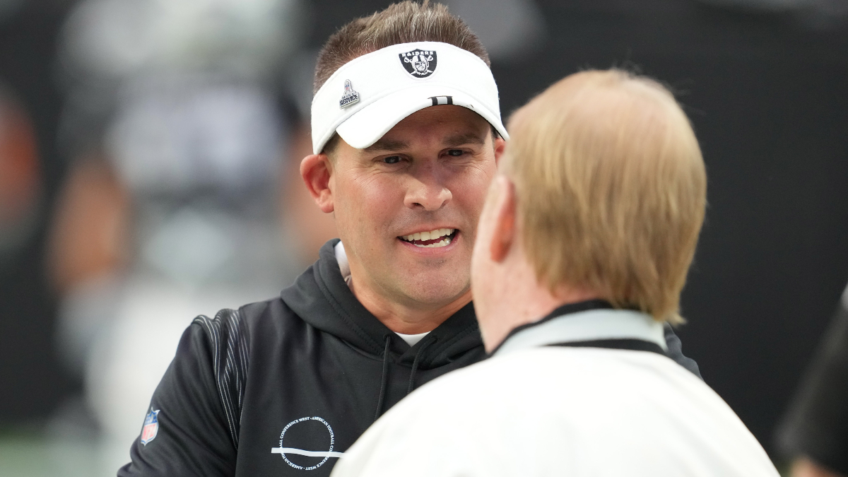 Las Vegas Raiders head coach Josh McDaniels
