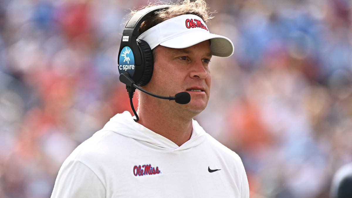 Ole Miss head coach Lane Kiffin