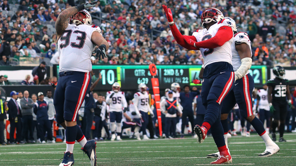 New England Patriots defensive tackle Lawrence Guy and linebacker Matthew Judon