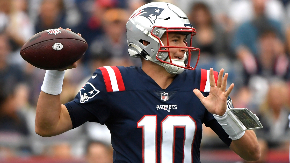 New England Patriots quarterback Mac Jones