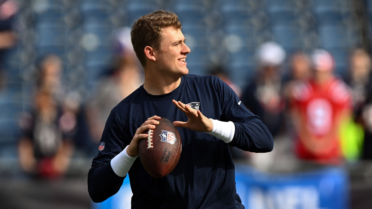 New England Patriots quarterback Mac Jones