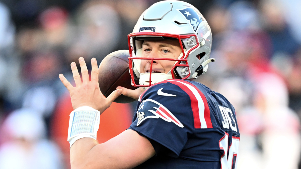 New England Patriots quarterback Mac Jones
