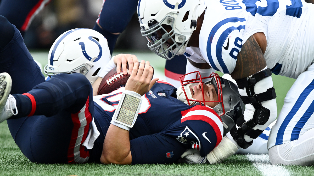 New England Patriots quarterback Mac Jones