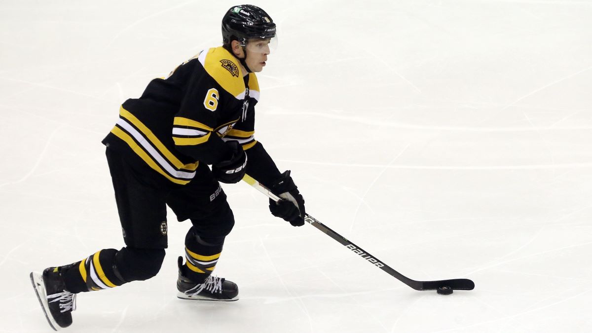 Boston Bruins defenseman Mike Reilly