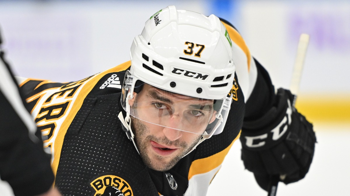 Boston Bruins forward Patrice Bergeron