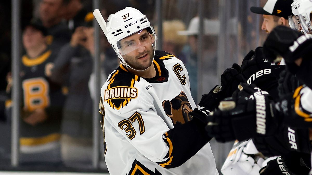 Boston Bruins center Patrice Bergeron