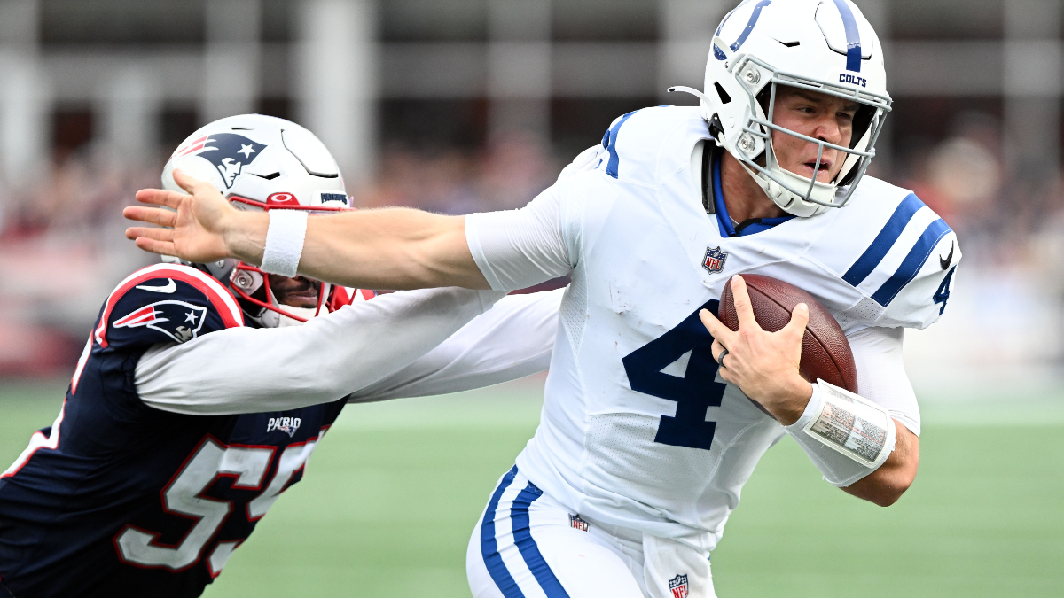 Indianapolis Colts quarterback Sam Ehlinger
