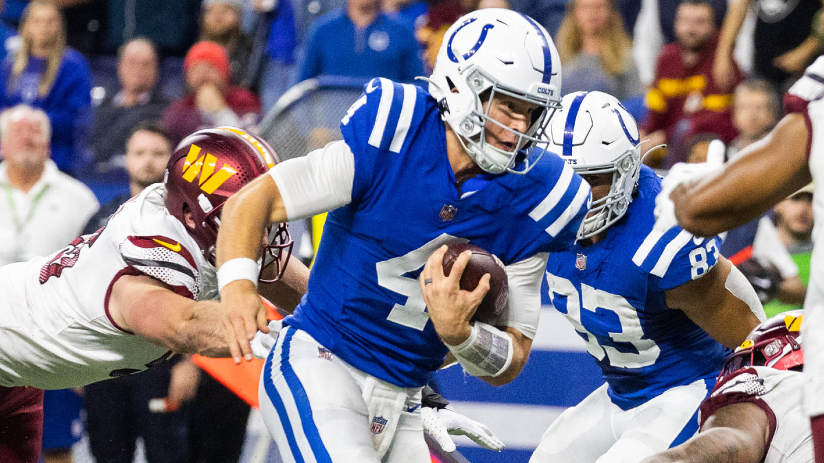 Indianapolis Colts quarterback Sam Ehlinger