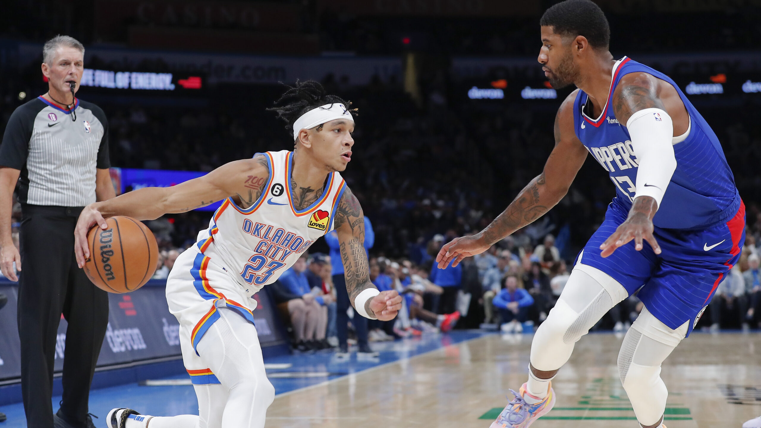 NBA: Los Angeles Clippers at Oklahoma City Thunder