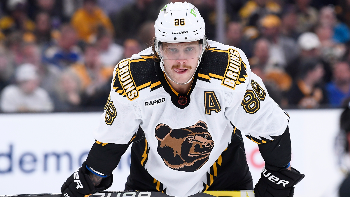 Boston Bruins forward David Pastrnak