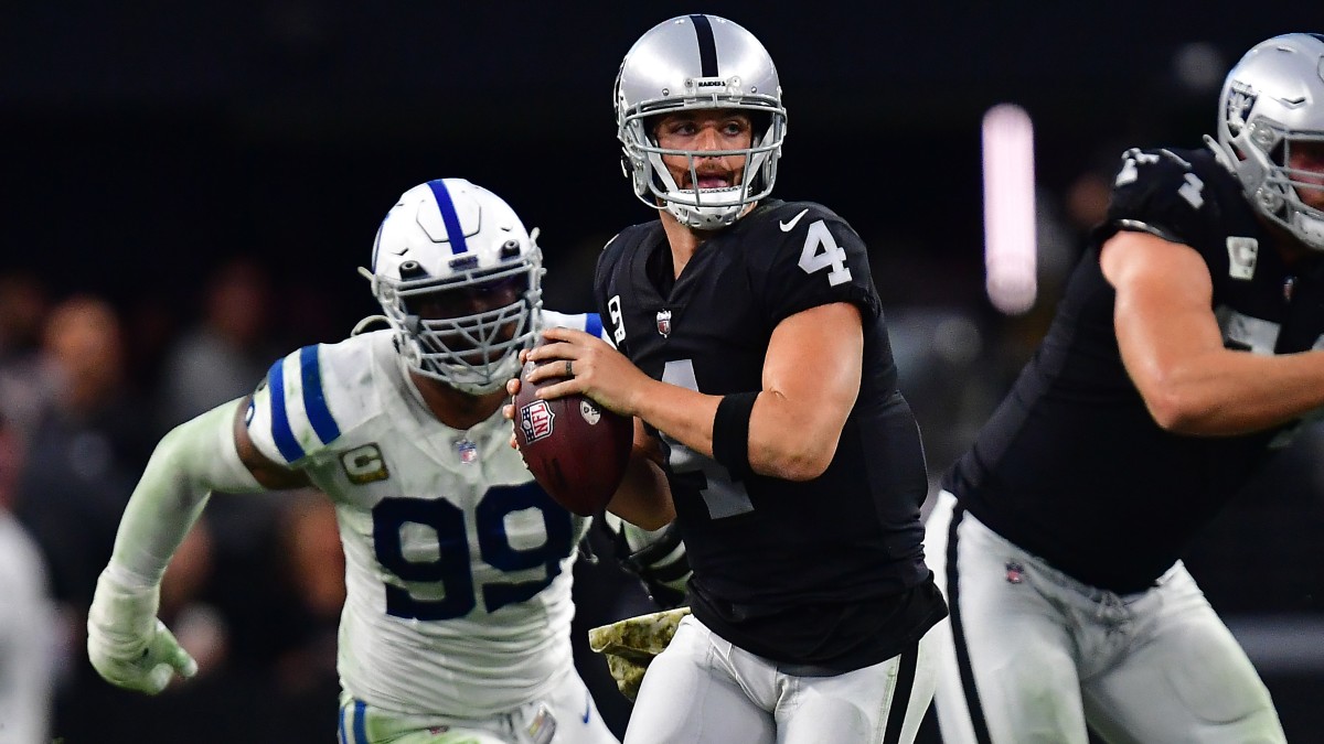 Las Vegas Raiders quarterback Derek Carr